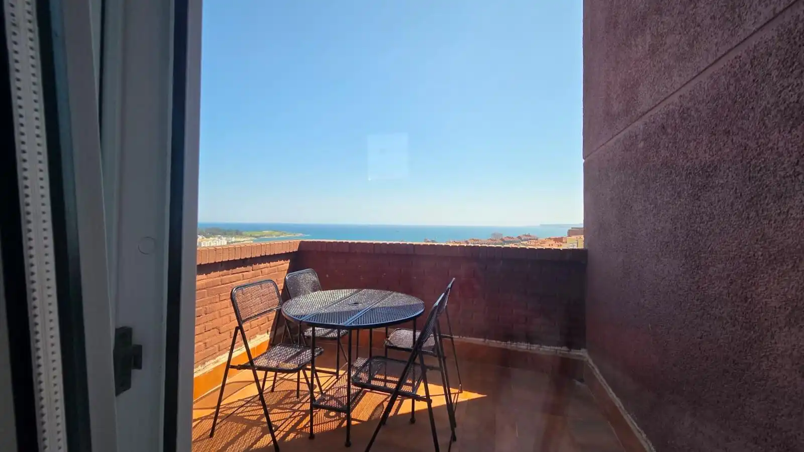 Terrasse von Wohnung zur Miete in Santander mit Heizung, Parkett und Terrasse