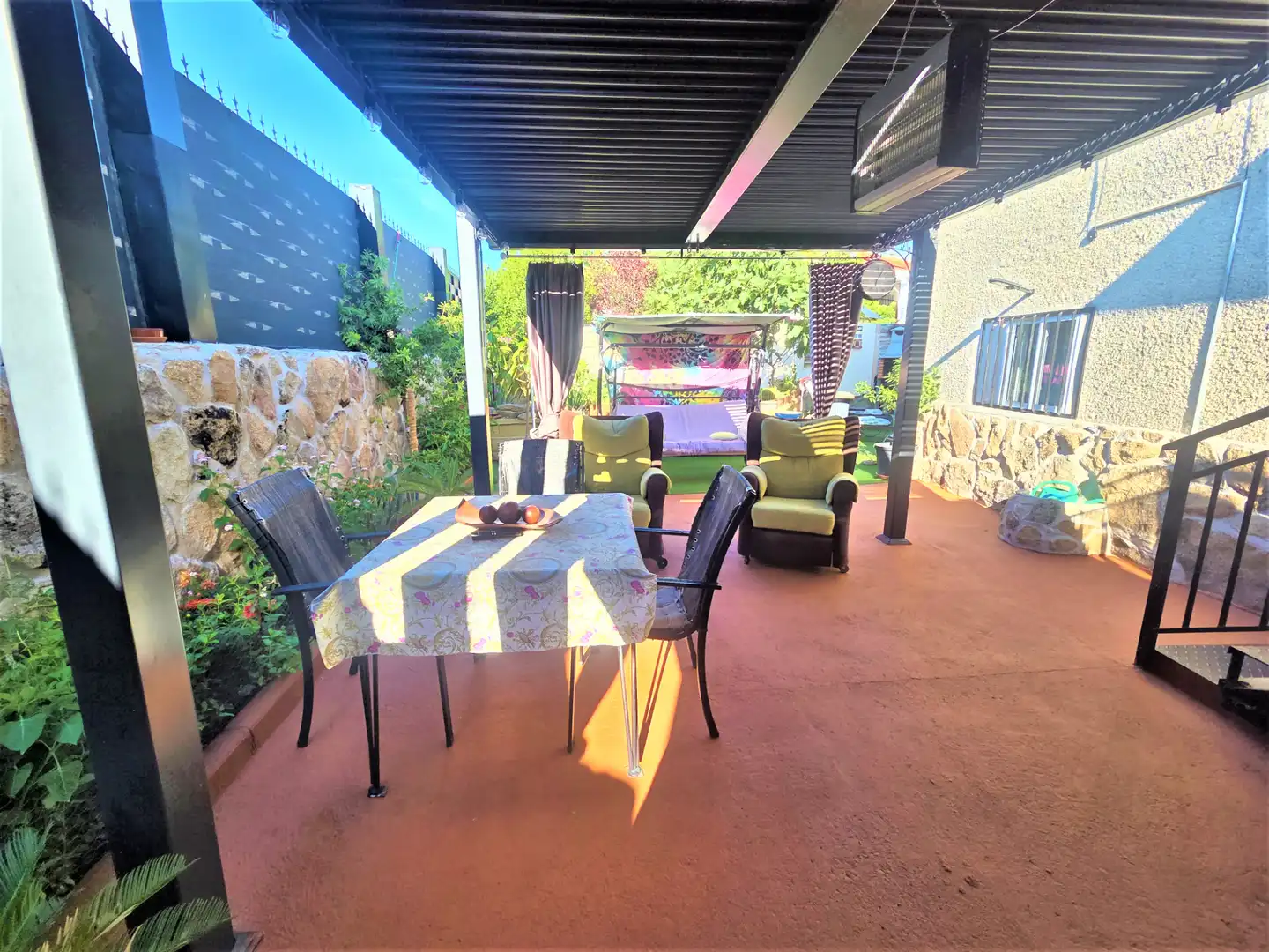 Terrace of Detached homes for sale in Navalagamella  with Air Conditioner, Heating and Private garden