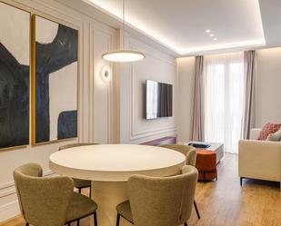 Menjador de Apartament en venda en  Madrid Capital amb Moblat i Balcó