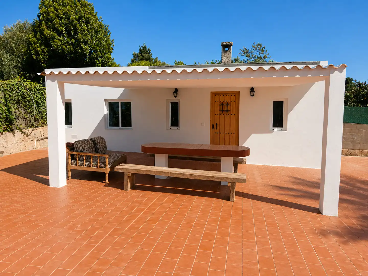 Terraza de Finca rústica en venta en Manacor con Piscina
