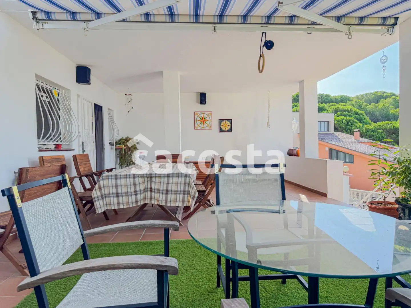 Terrasse von Haus oder Chalet zum Verkauf in Lloret de Mar mit Klimaanlage, Heizung und Terrasse