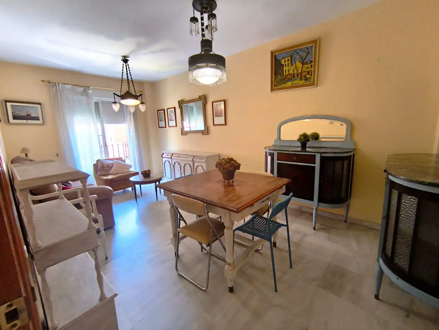Dining room of Apartments for rent in Badajoz  with Air Conditioner, Heating and Furnished