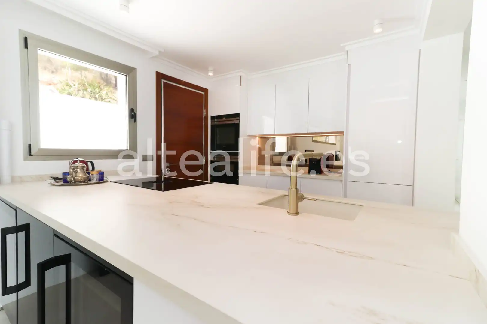 Cocina de Casa o chalet en venta en Altea con Aire acondicionado, Jardín privado y Terraza