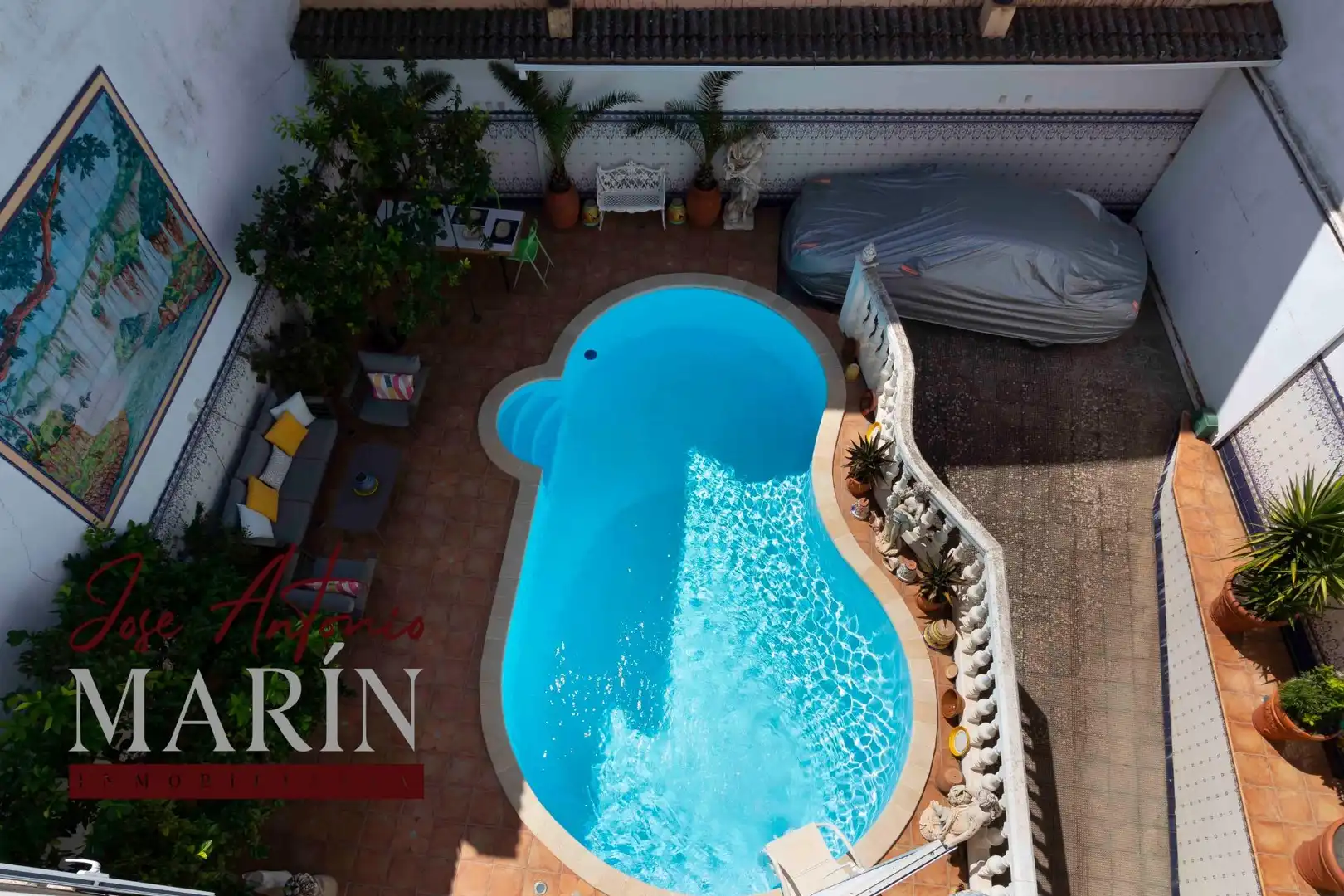 Jardín de Casa o chalet en venta en Salvatierra de los Barros con Aire acondicionado, Terraza y Trastero