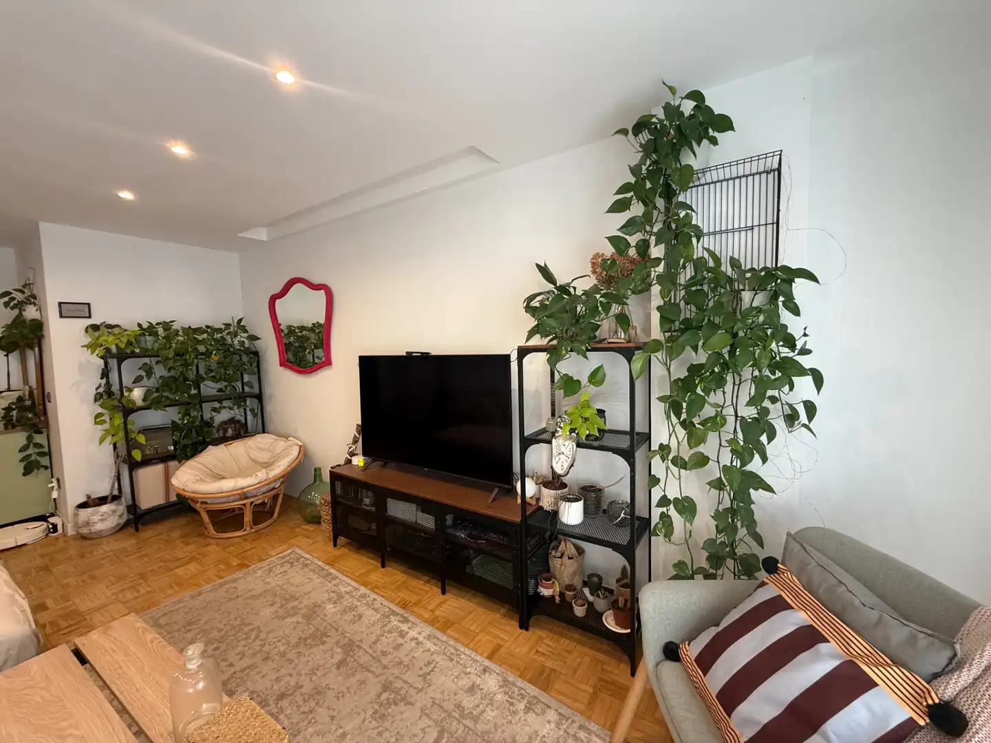 Wohnzimmer von Wohnung zum Verkauf in León Capital  mit Heizung, Parkett und Möbliert