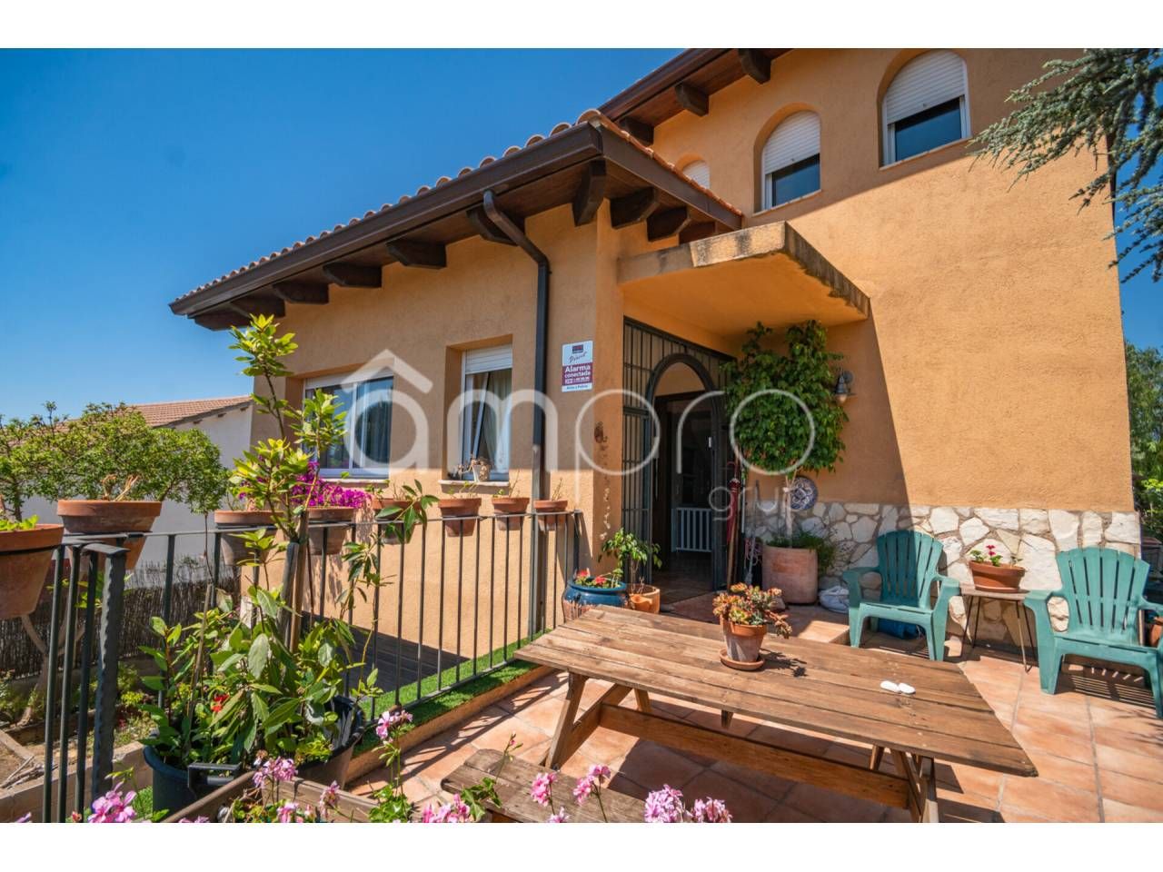Exterior view of House or chalet for sale in La Pobla de Montornès    with Heating, Private garden and Terrace