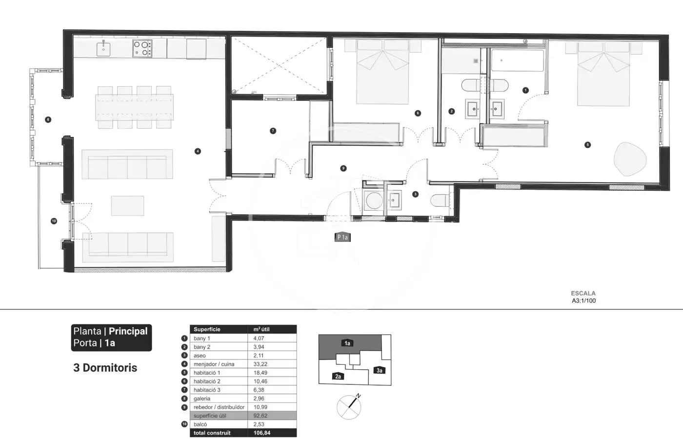 Wohnung zur Miete in Gravina , El Raval