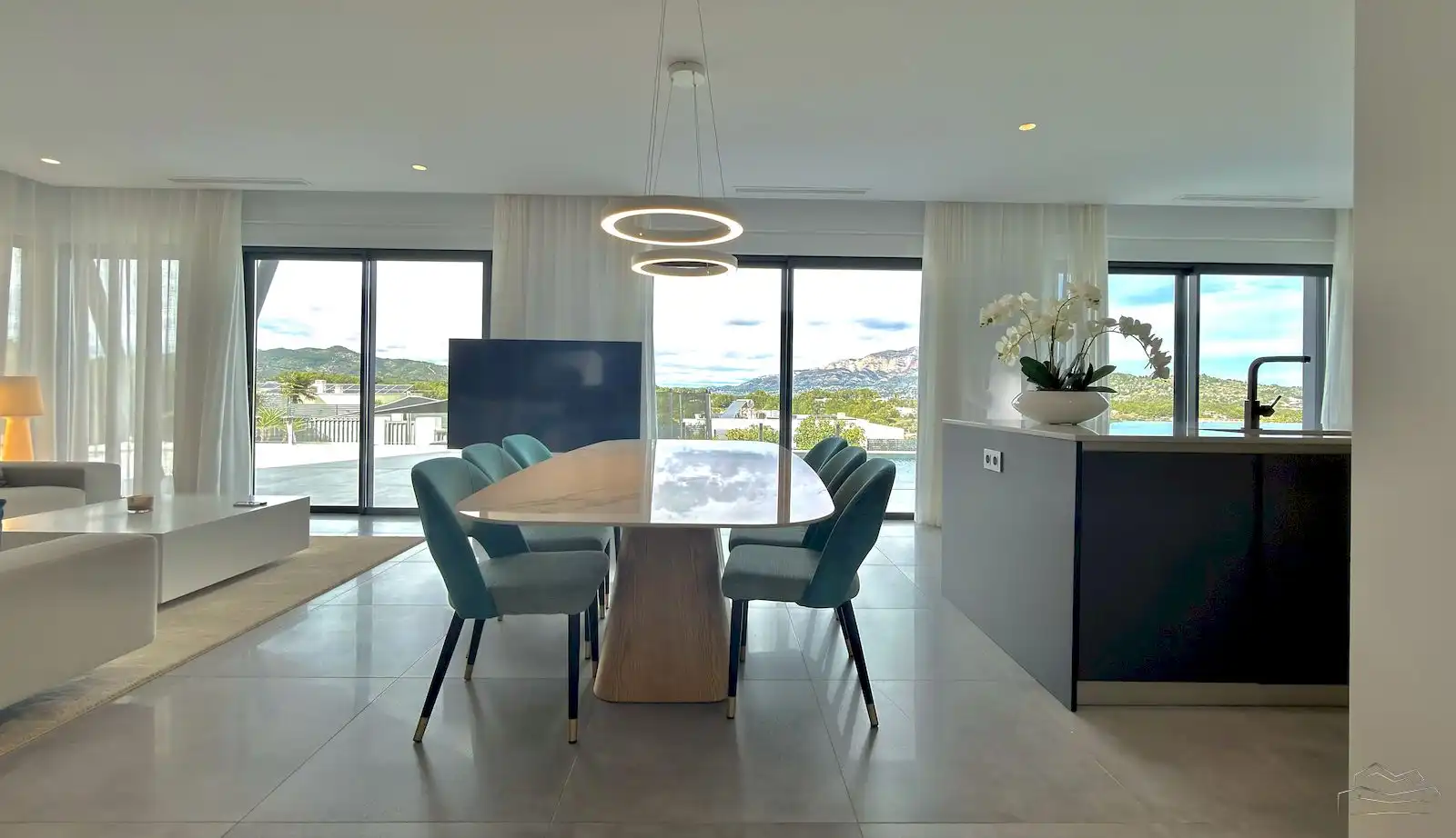 Dining room of Houses for sale in Jávea / Xàbia  with Air Conditioner, Heating and Private garden