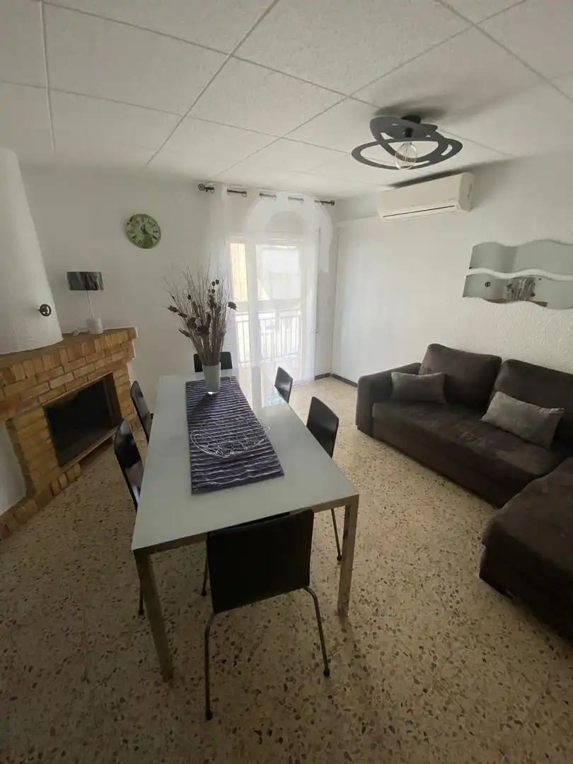 Sala de estar de Piso en venta en Roses con Aire acondicionado, Calefacción y Terraza