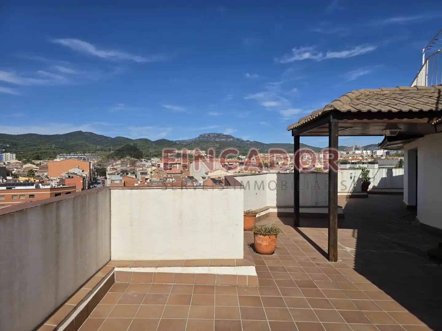 Terrasse von Dachboden zum Verkauf in Terrassa mit Heizung und Terrasse