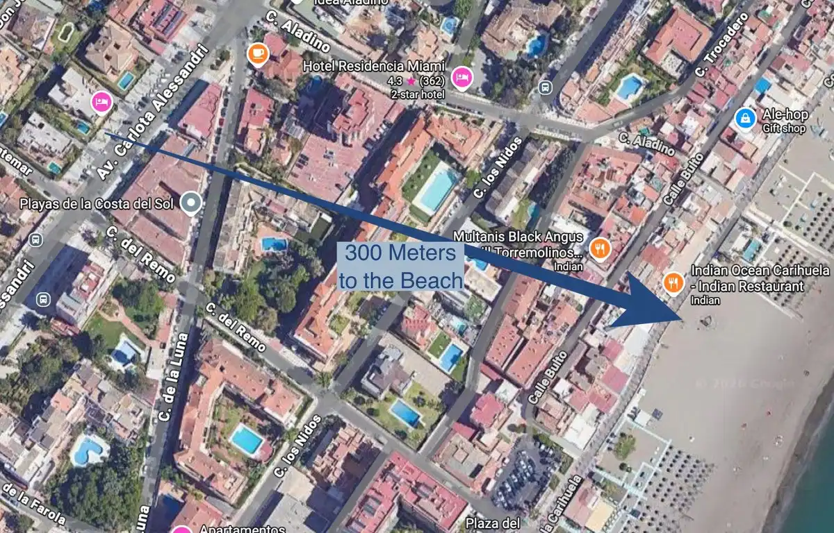 Vista exterior de Apartamento en venta en Torremolinos con Aire acondicionado, Amueblado y Piscina comunitaria