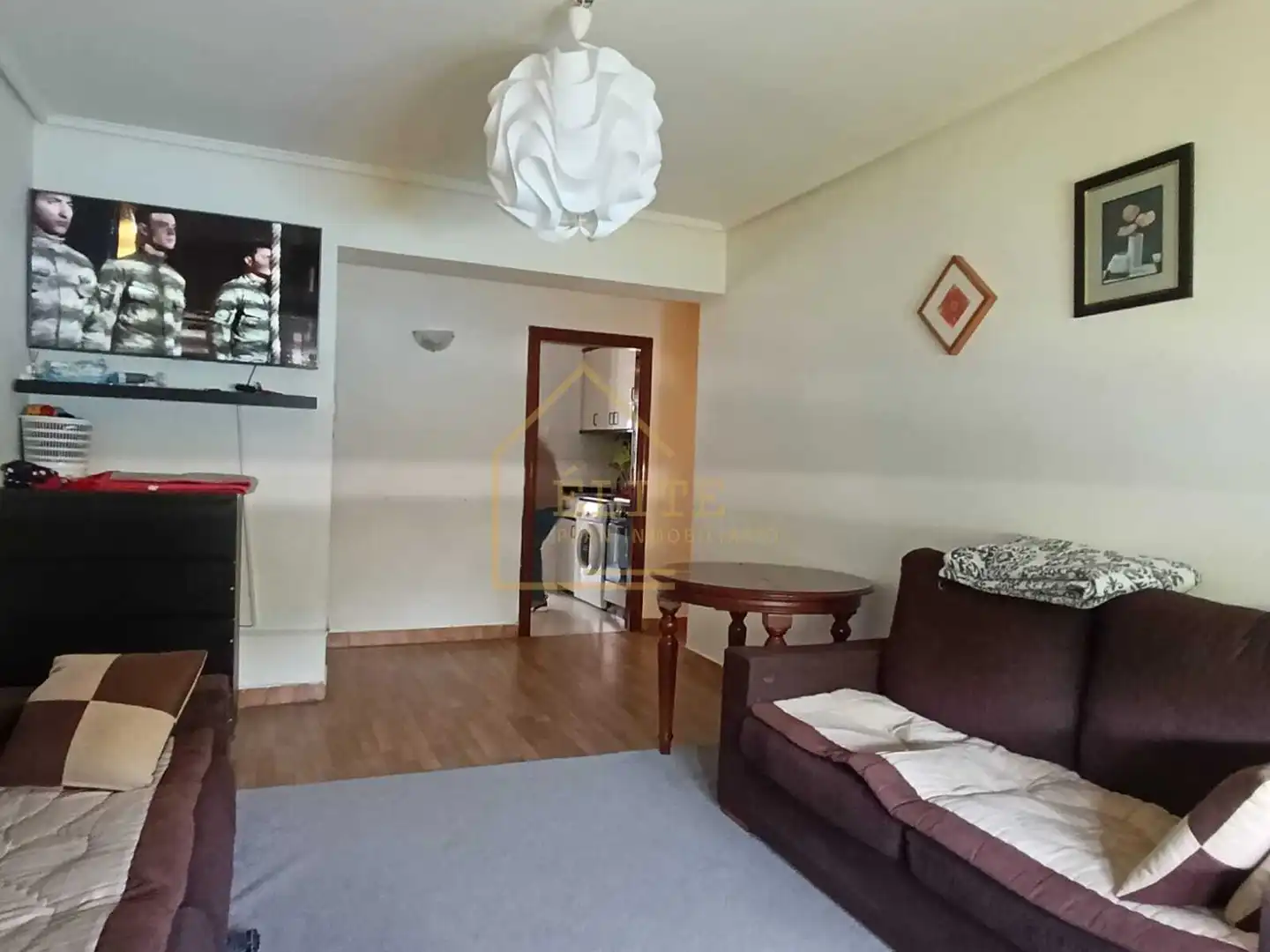 Sala de estar de Piso en venta en Santurtzi  con Calefacción, Parquet y Trastero