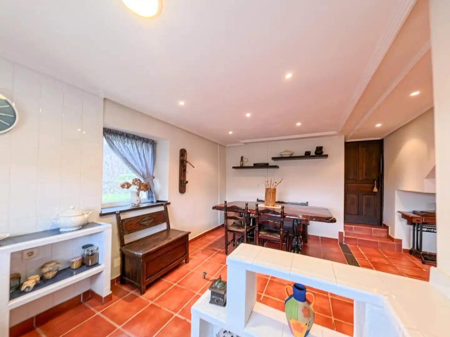 Dining room of Houses for sale in Aller  with Heating, Private garden and Parquet flooring