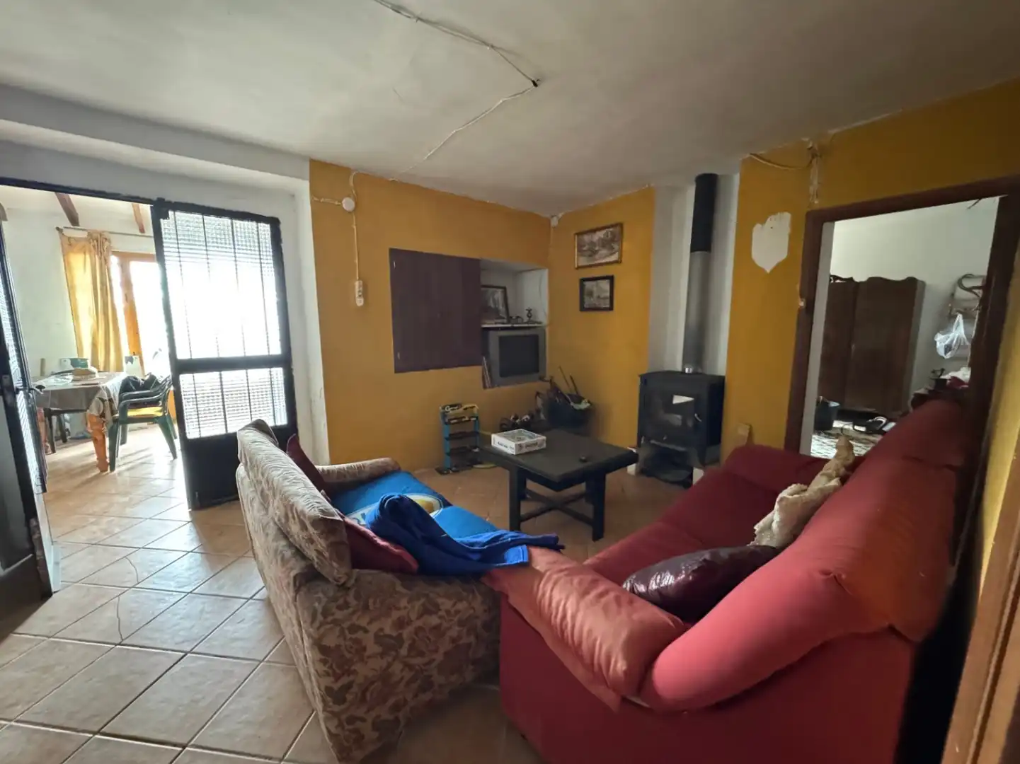 Sala d'estar de Finca rústica en venda en Benissa amb Traster i Piscina