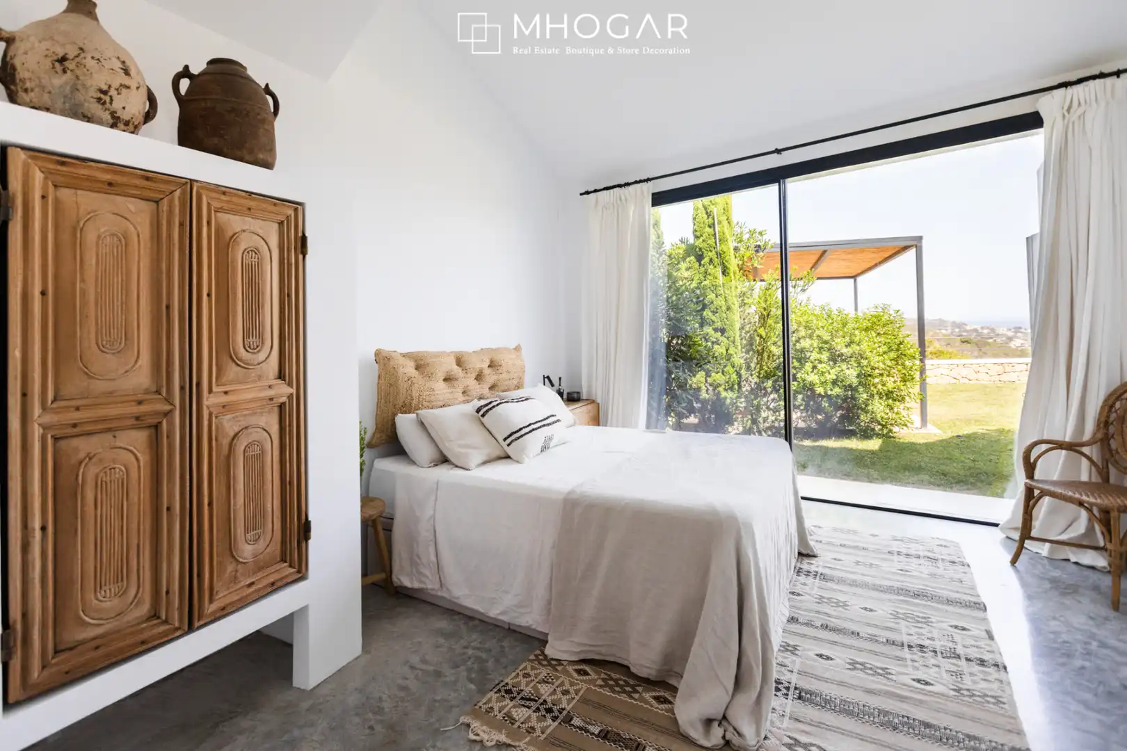 Dormitori de Finca rústica de lloguer en Benissa amb Aire condicionat, Calefacció i Jardí privat