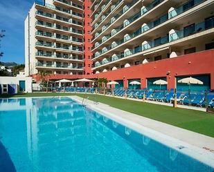 Swimming pool of Apartment to rent in Benalmádena  with Air Conditioner, Heating and Parquet flooring