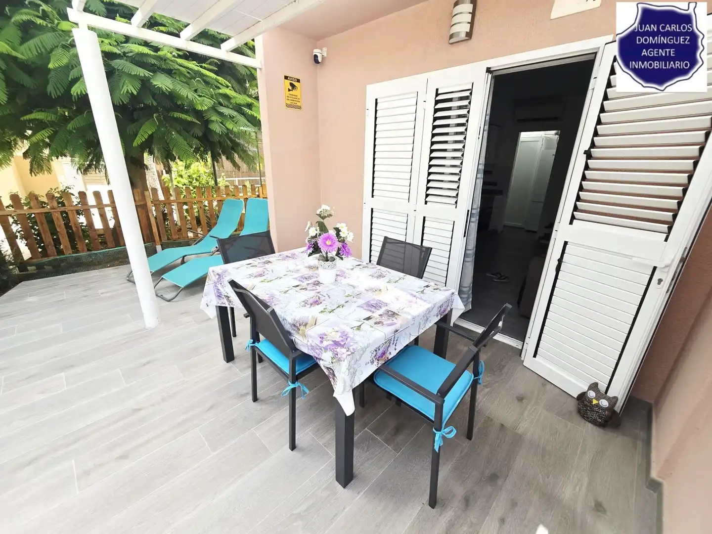 Terrace of Houses for rent in San Bartolomé de Tirajana  with Air Conditioner, Terrace and Furnished