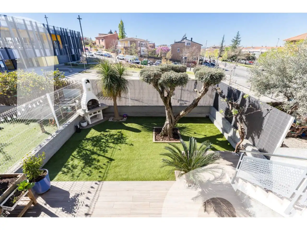 Terrasse von Wohnung zum Verkauf in Les Franqueses del Vallès mit Klimaanlage, Heizung und Privatgarten