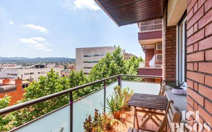 Balcony of Flat for sale in Sant Cugat del Vallès  with Heating, Parquet flooring and Terrace