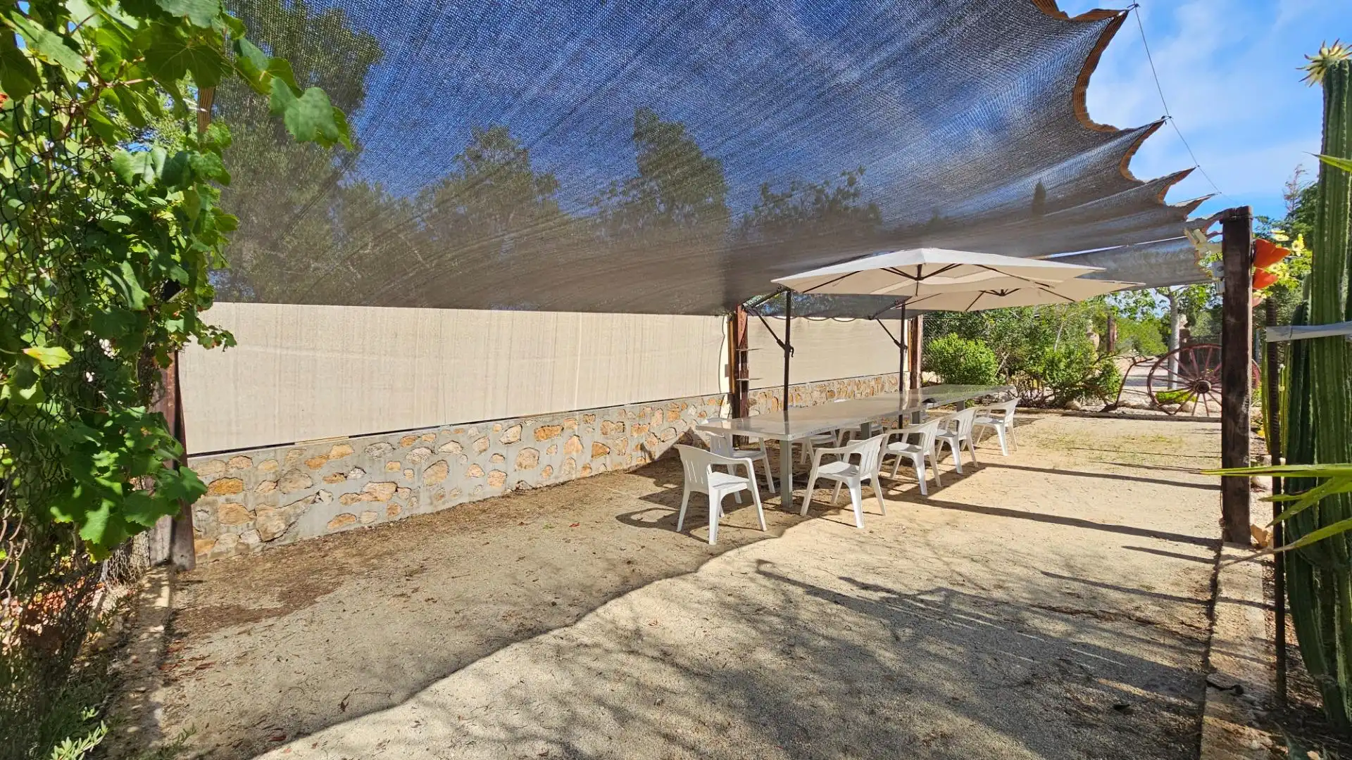 Terrassa de Finca rústica en venda en Roques Daurades - L'Estany