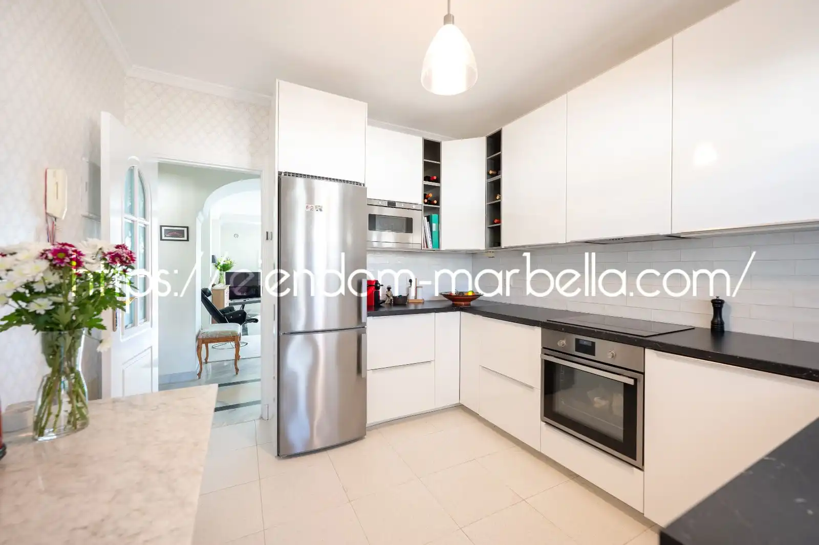 Kitchen of Apartments for sale in Marbella  with Air Conditioner, Heating and Terrace