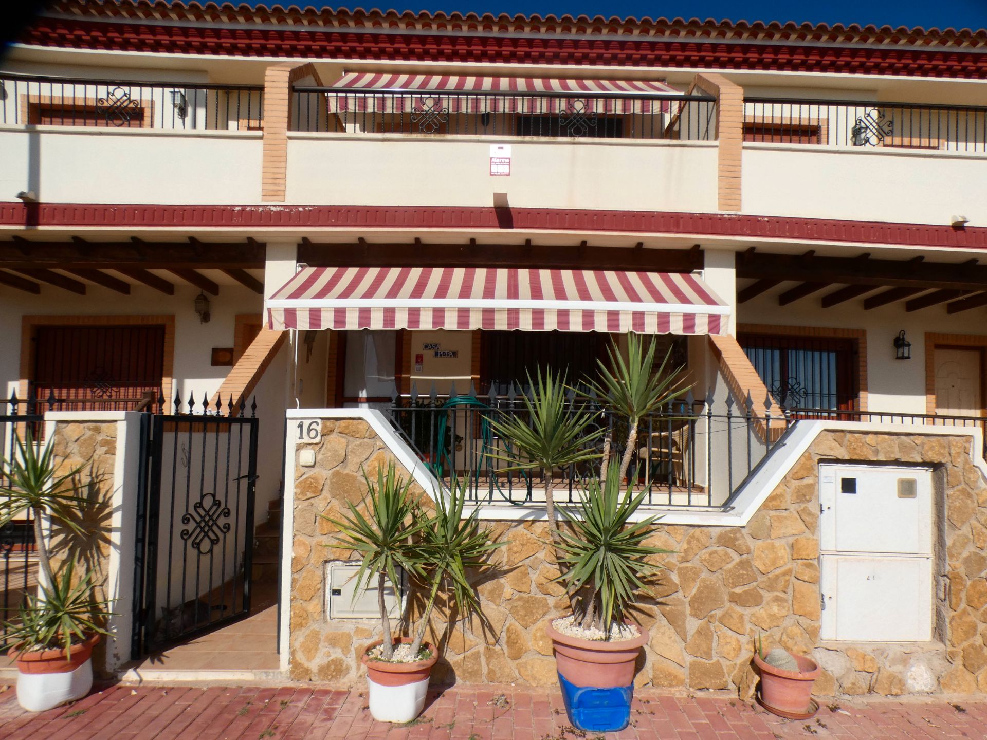 Terrace of Single-family semi-detached for sale in  Murcia Capital  with Private garden, Storage room and Oven