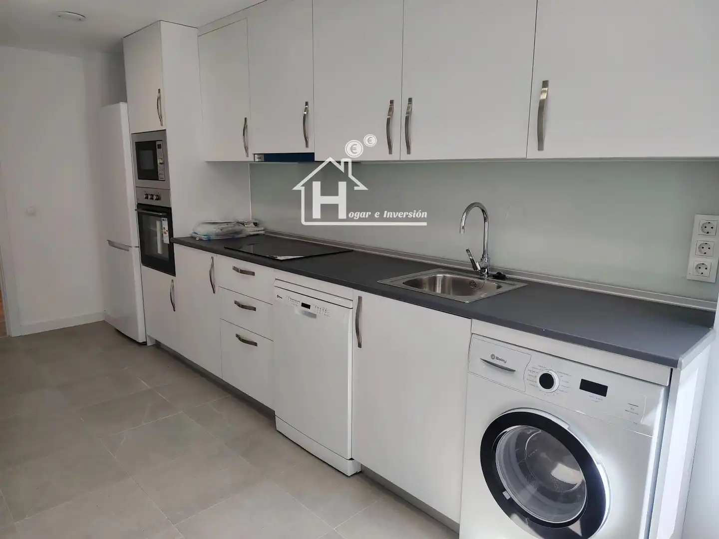 Cocina de Ático de alquiler en Guadalajara con Aire acondicionado, Calefacción y Terraza