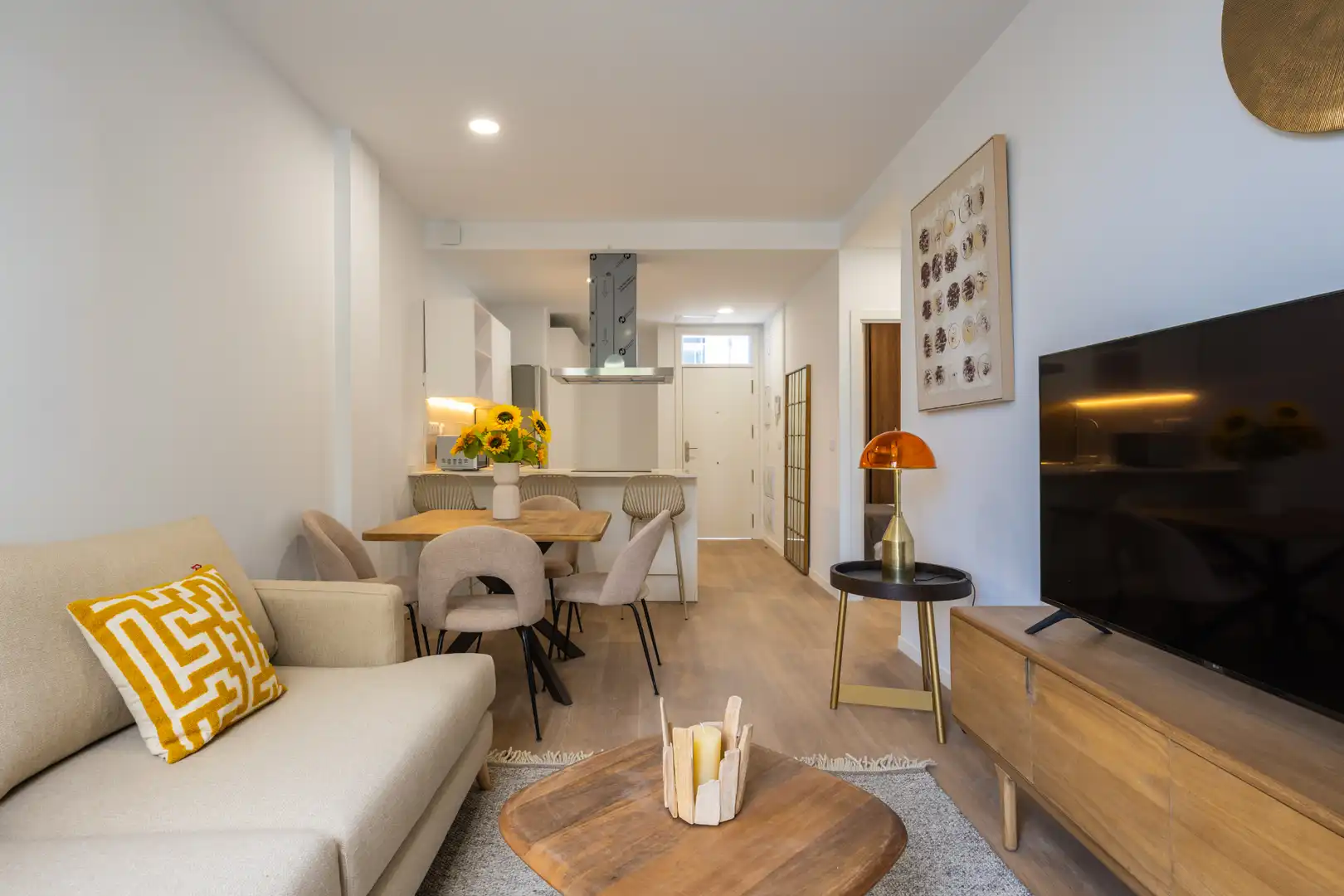 Wohnzimmer von Wohnung zur Miete in Telde mit Abstellraum, Möbliert und Ofen