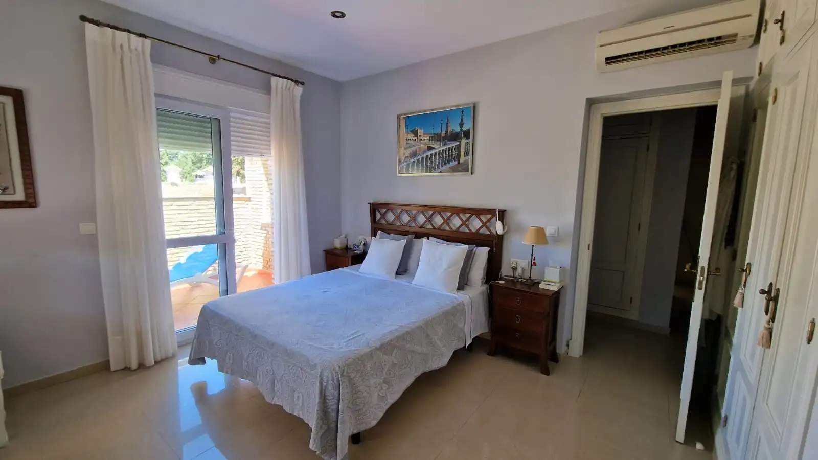 Bedroom of Detached homes for sale in El Puerto de Santa María  with Air Conditioner, Private garden and Storage room