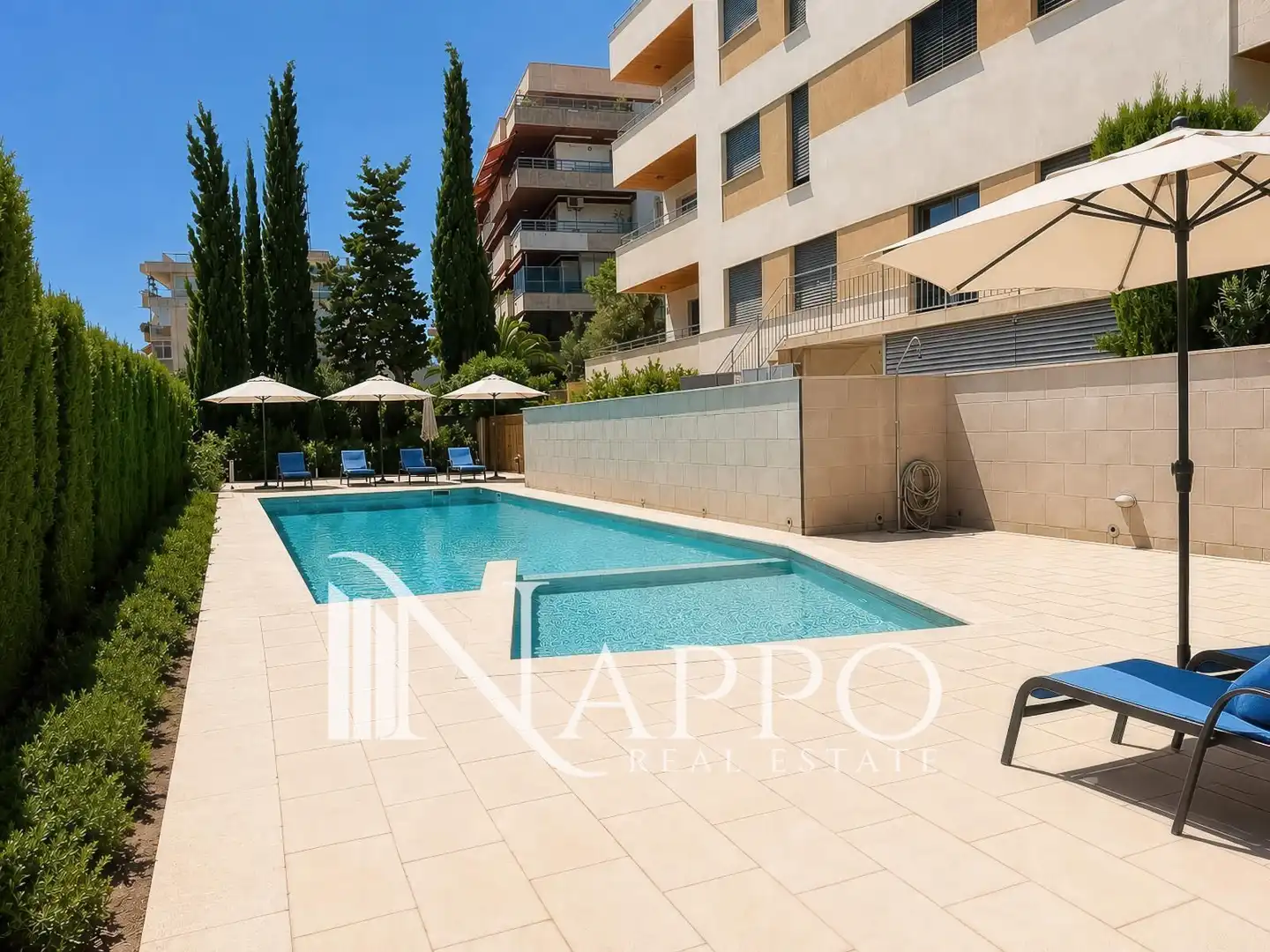 Piscina de Pis en venda en  Palma de Mallorca amb Aire condicionat, Calefacció i Terrassa
