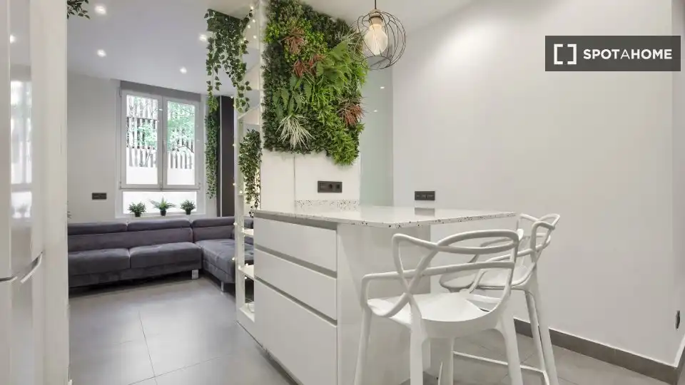 Kitchen of Apartments for share in Madrid  with Air Conditioner, Heating and Terrace