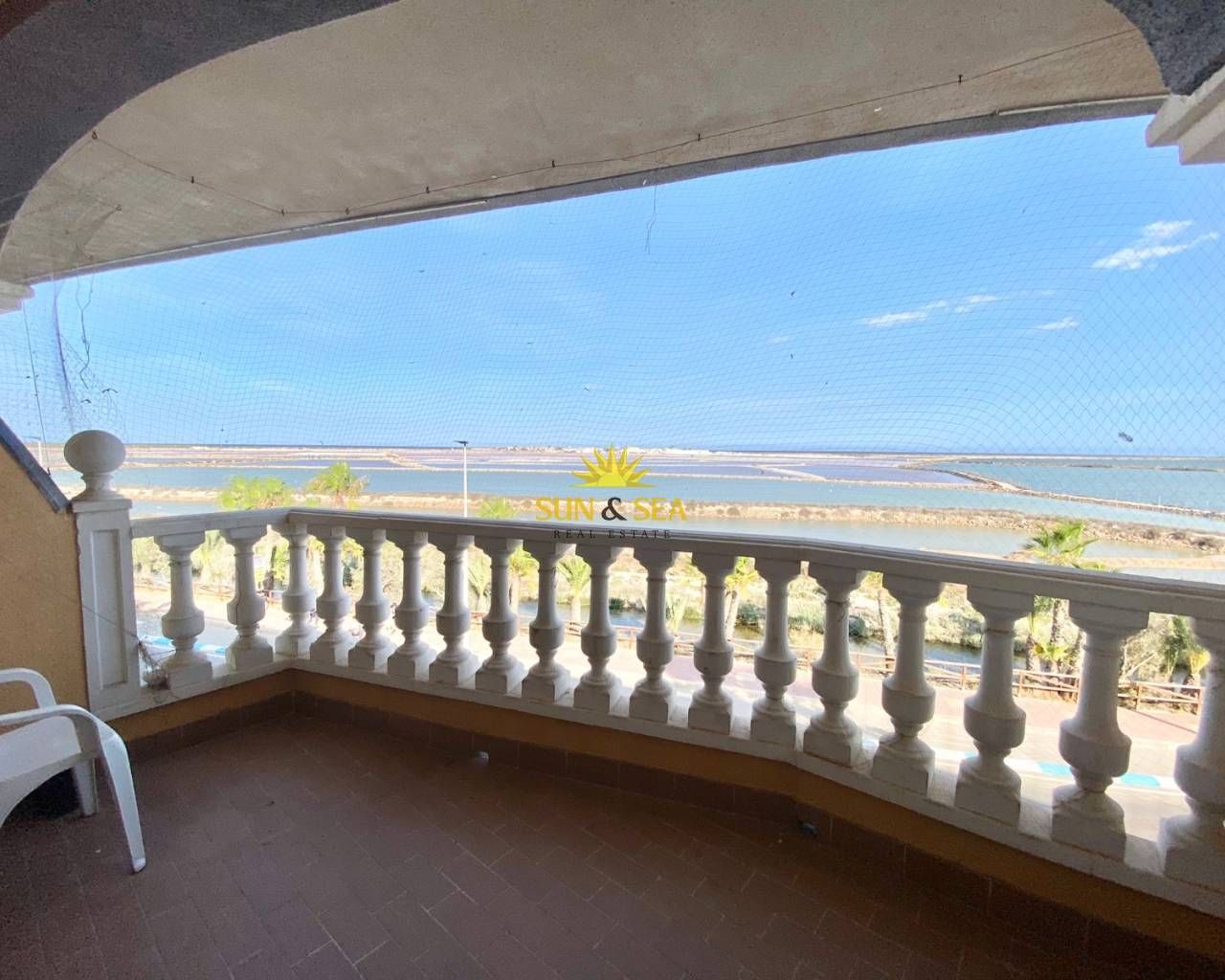 Balcony of Apartment to rent in San Pedro del Pinatar  with Heating, Furnished and Oven