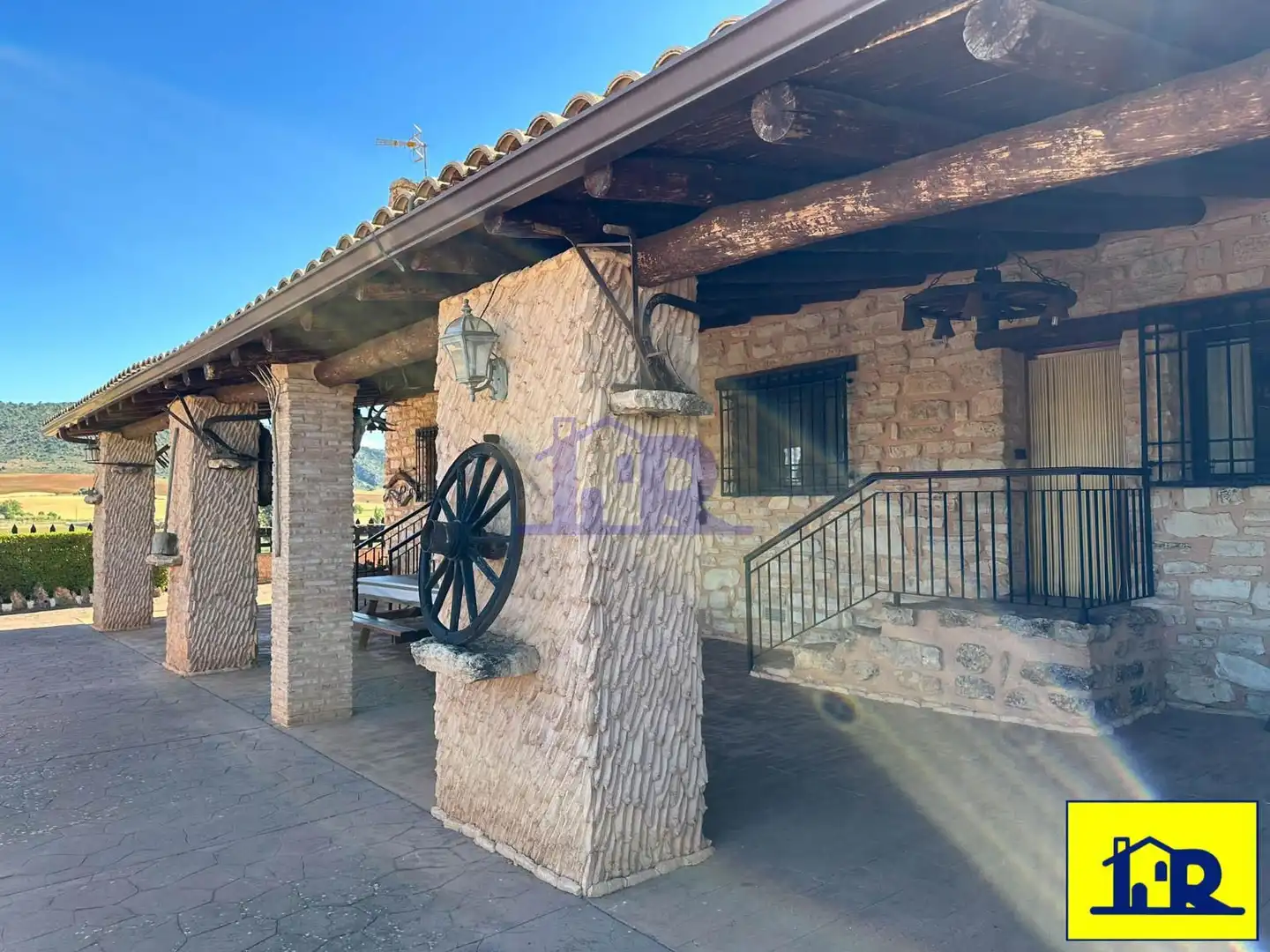 Exterior view of Houses for sale in Villar de Olalla  with Heating, Terrace and Storage room