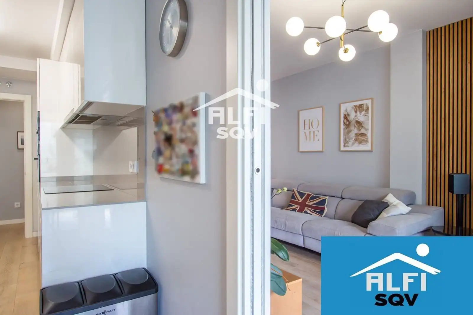 Living room of Flat for sale in Sant Cugat del Vallès  with Air Conditioner, Heating and Terrace