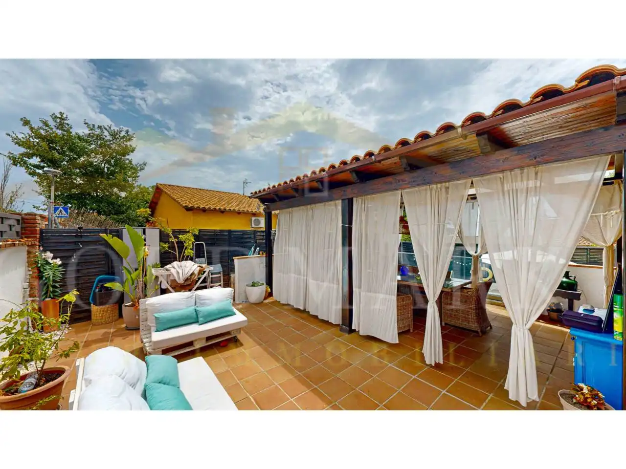 Terraza de Casa o chalet en venta en El Vendrell con Aire acondicionado, Calefacción y Jardín privado