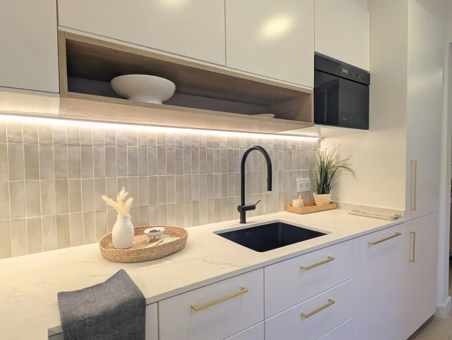 Cocina de Casa adosada en venta en Mataró con Aire acondicionado, Calefacción y Parquet