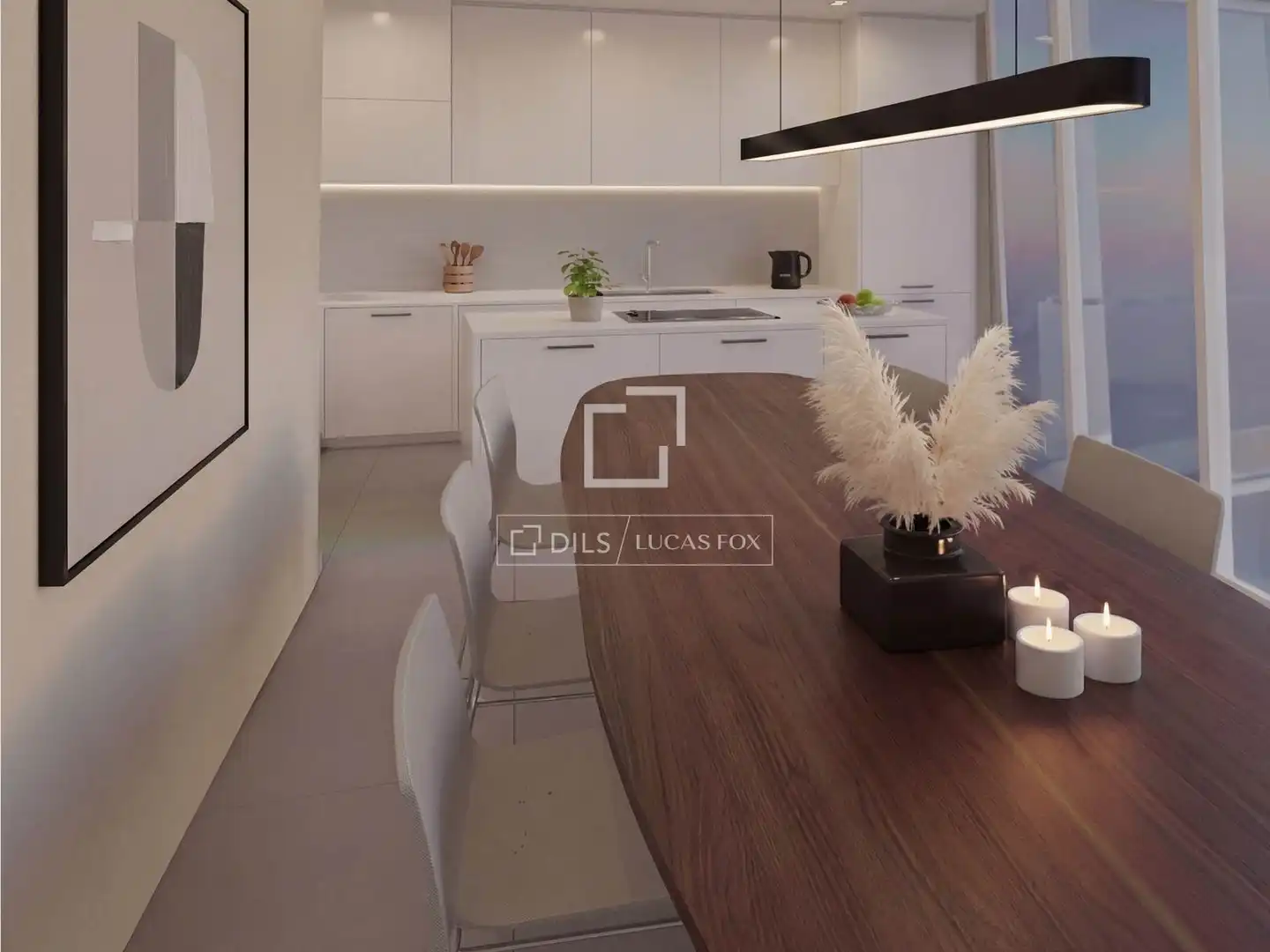 Cocina de Ático en venta en Valencia con Aire acondicionado y Terraza