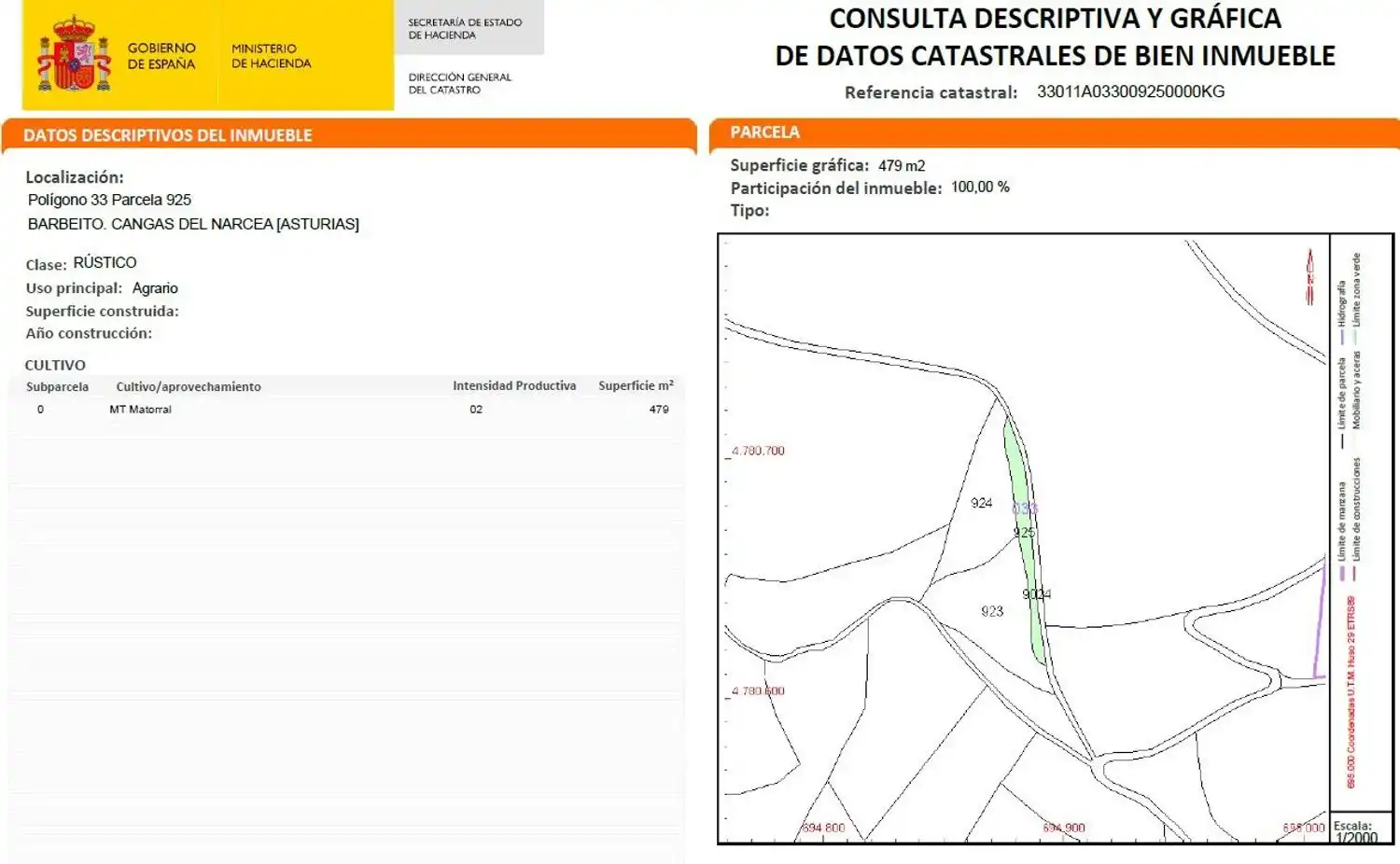 Residencial en venda en Cangas del Narcea