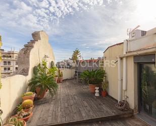 Terrace of Attic for sale in  Barcelona Capital  with Air Conditioner, Heating and Parquet flooring