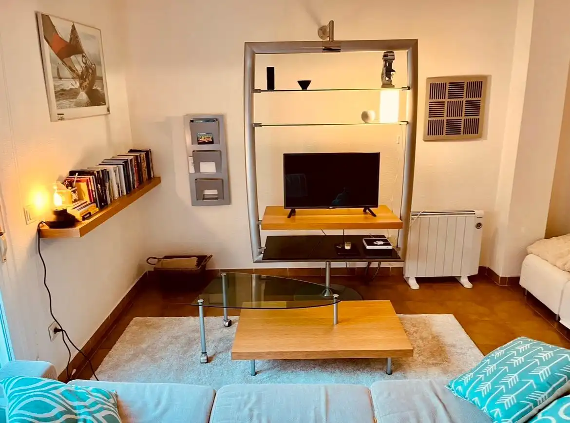 Wohnzimmer von Wohnung zur Miete in Vícar mit Klimaanlage, Heizung und Terrasse