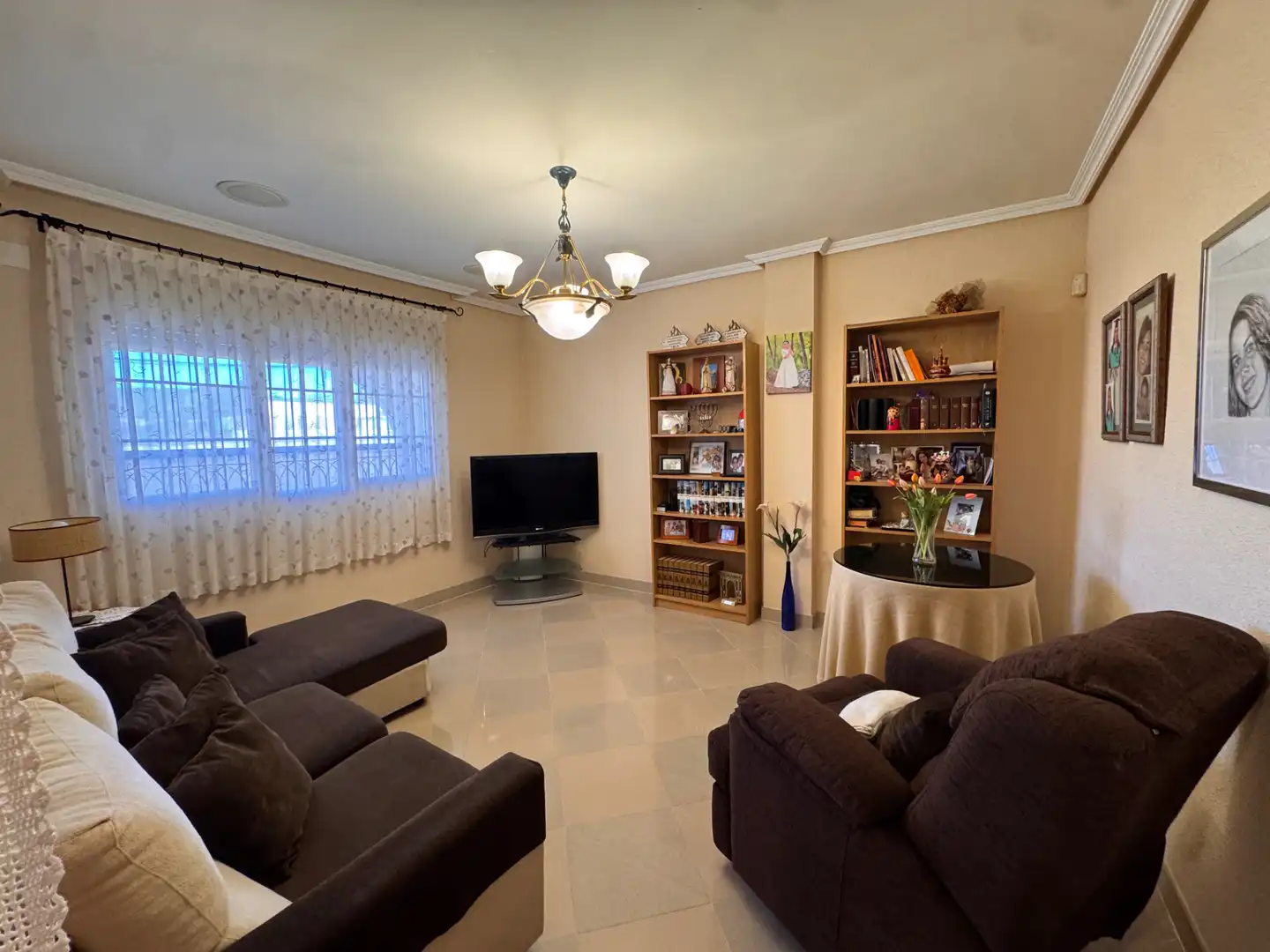 Sala de estar de Casa o chalet en venta en Caravaca de la Cruz con Aire acondicionado, Calefacción y Jardín privado