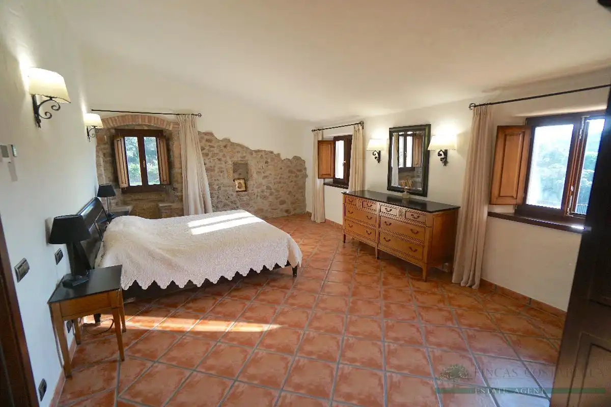 Bedroom of Country homes for sale in Castell d'Aro, Platja d'Aro i s'Agaró  with Air Conditioner, Heating and Terrace