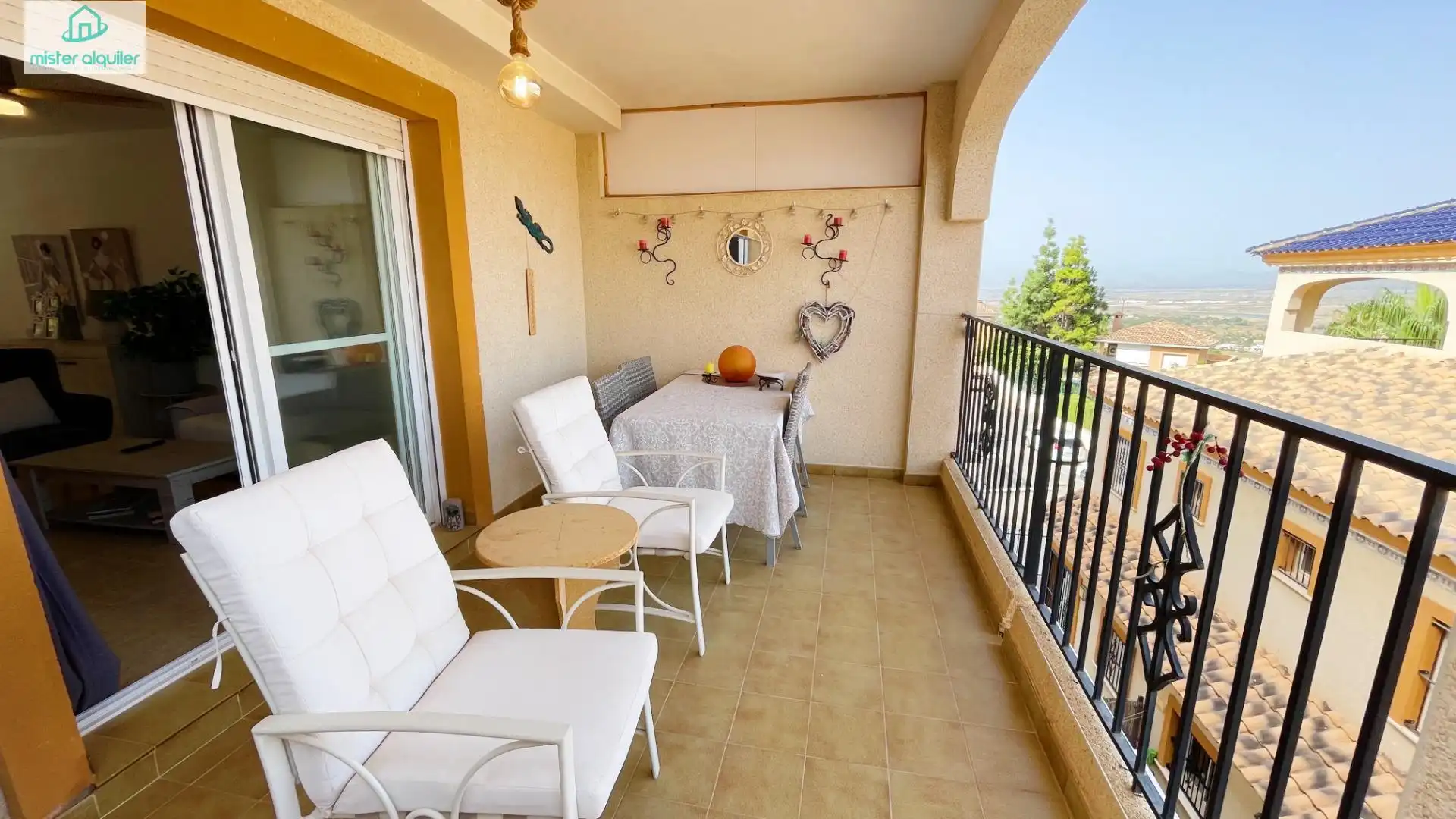 Terrassa de Casa o xalet de lloguer en Busot amb Aire condicionat, Calefacció i Jardí privat