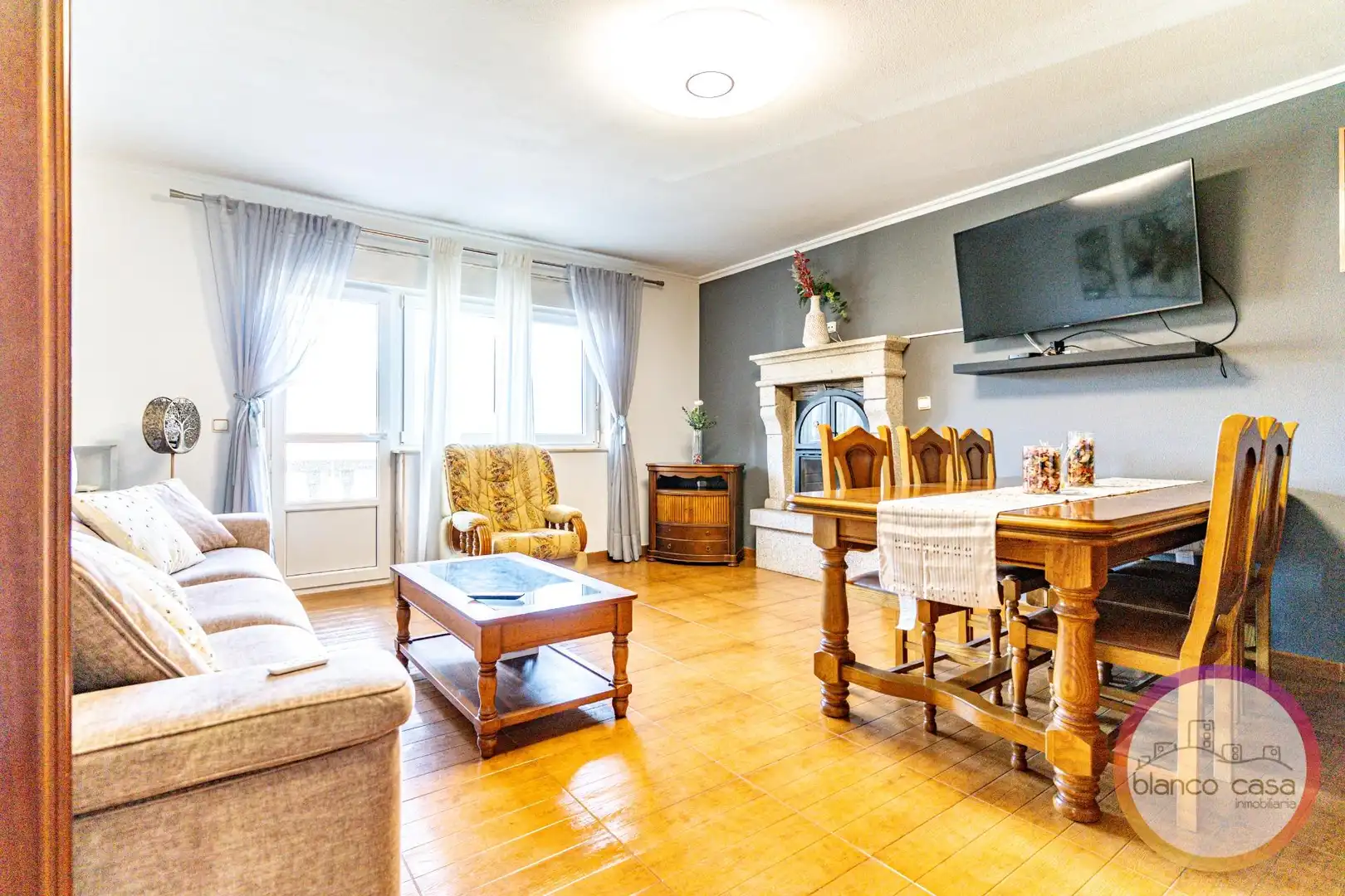 Living room of Houses for sale in Dumbría  with Private garden, Terrace and Storage room