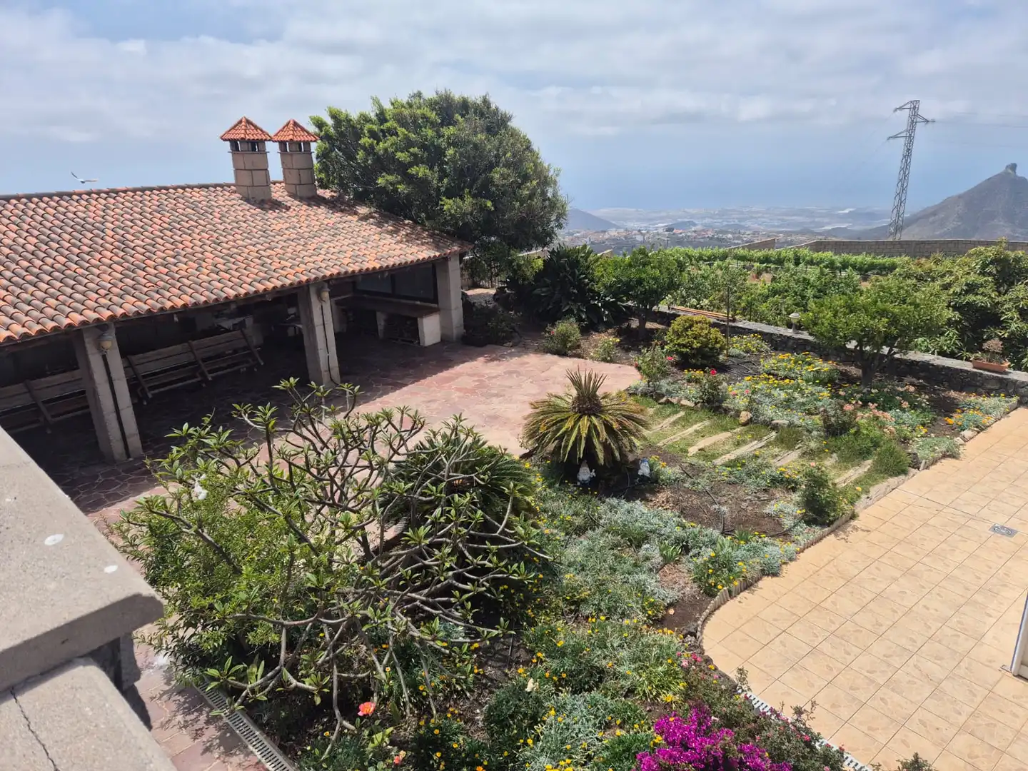 Jardín de Casa o chalet en venta en Vilaflor de Chasna con Jardín privado, Terraza y Piscina