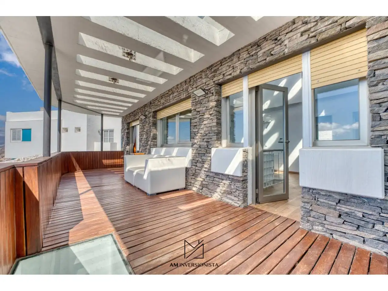 Terraza de Casa o chalet en venta en El Rosario con Aire acondicionado, Calefacción y Jardín privado