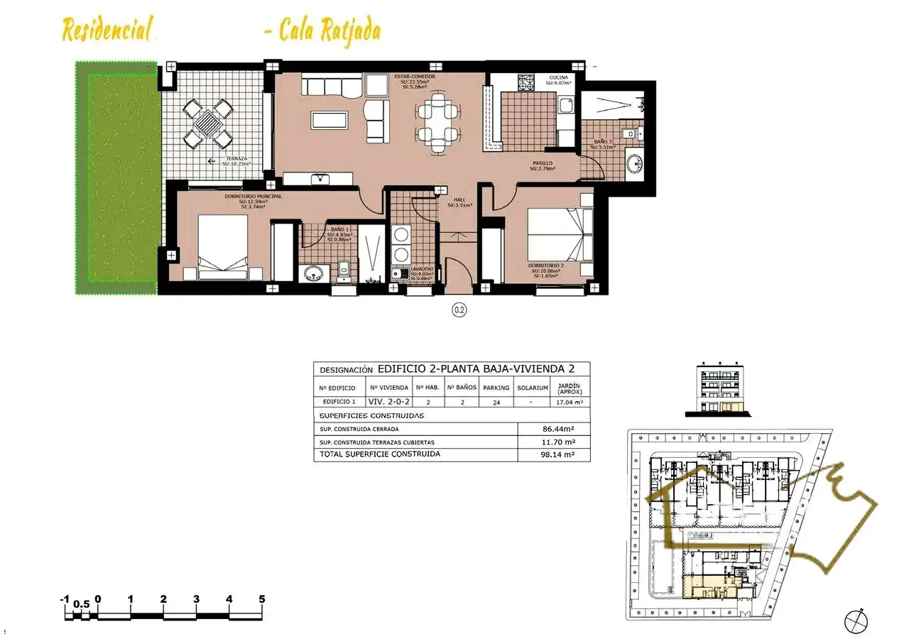 Flat for sale in Capdepera  with Air Conditioner, Private garden and Storage room