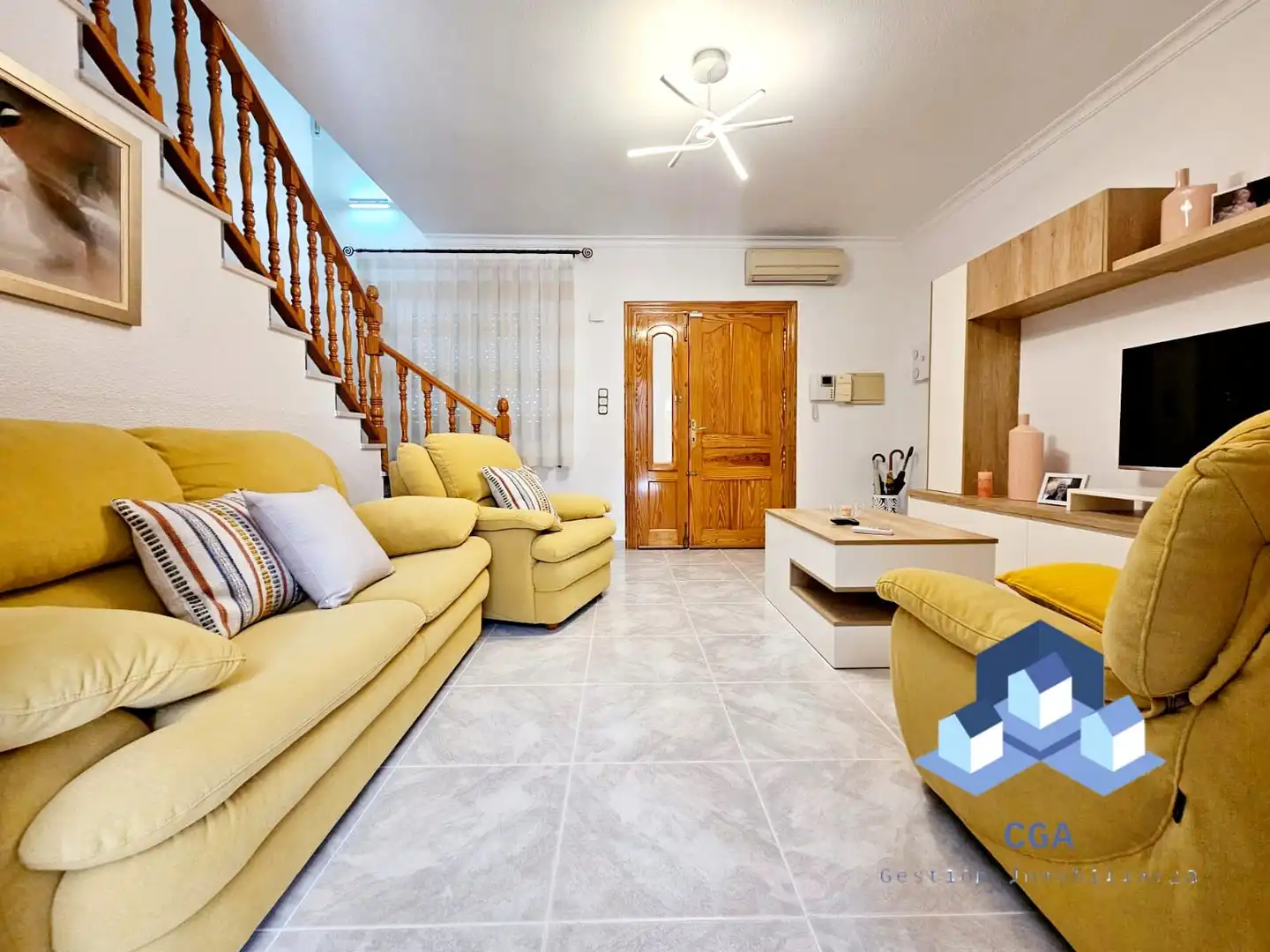 Sala de estar de Casa o chalet en venta en Lorca con Aire acondicionado, Calefacción y Terraza