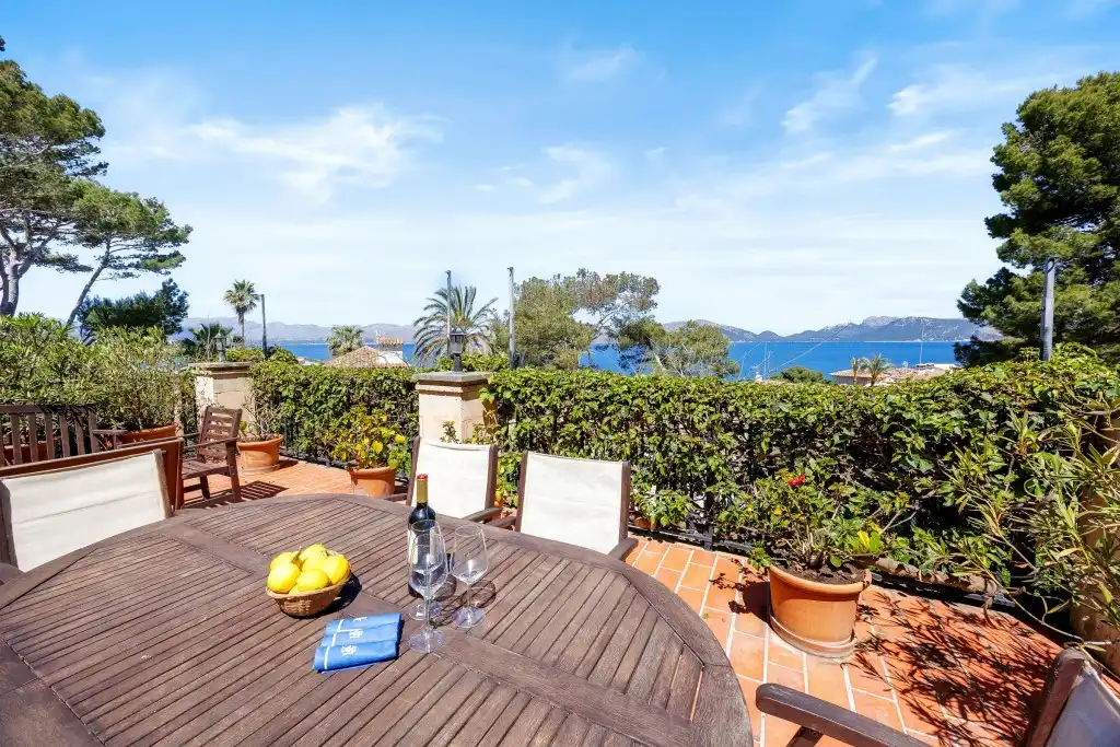 Terrassa de Casa o xalet en venda en Alcúdia amb Aire condicionat, Jardí privat i Terrassa