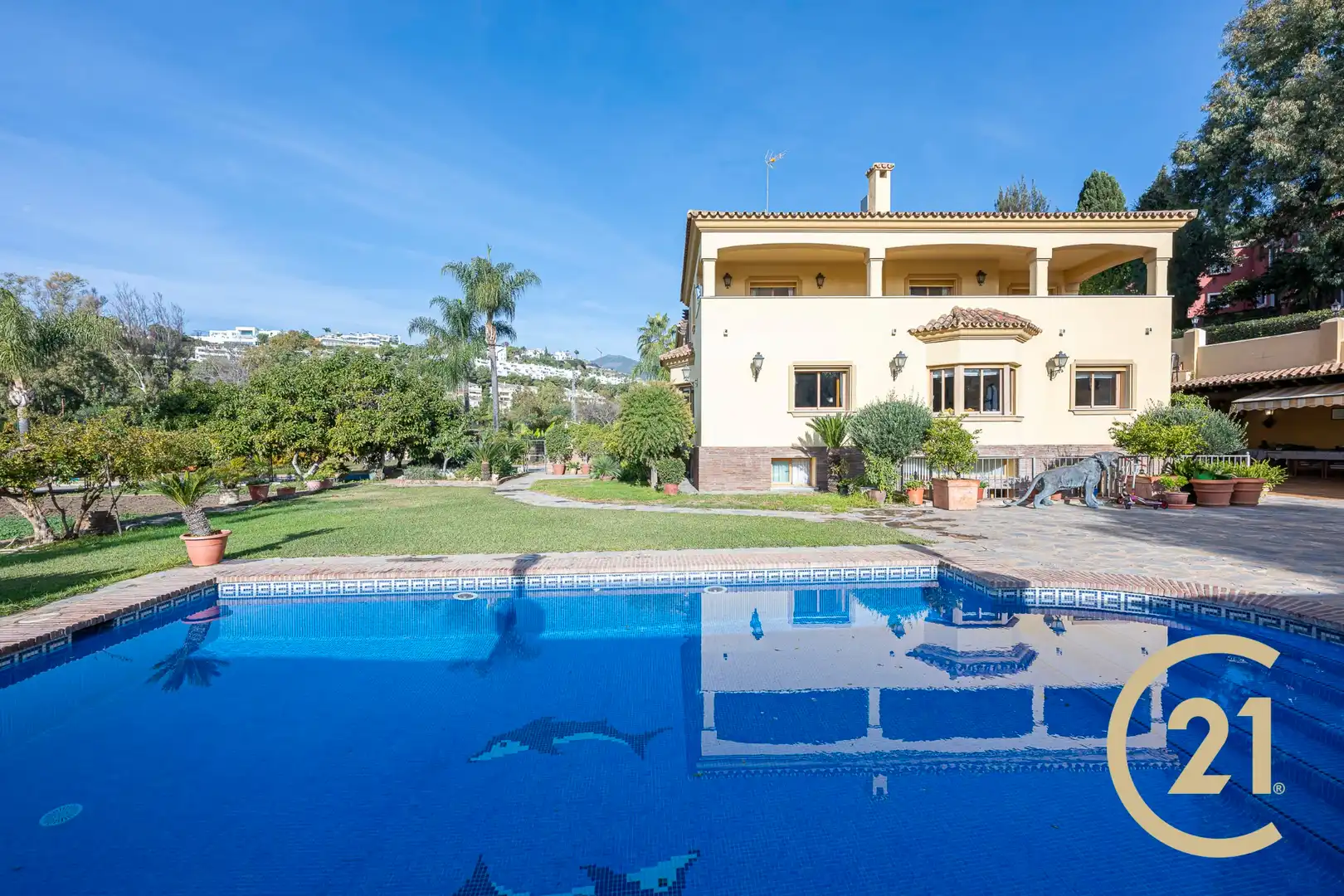 Jardín de Casa adosada en venta en Benahavís con Aire acondicionado, Jardín privado y Terraza